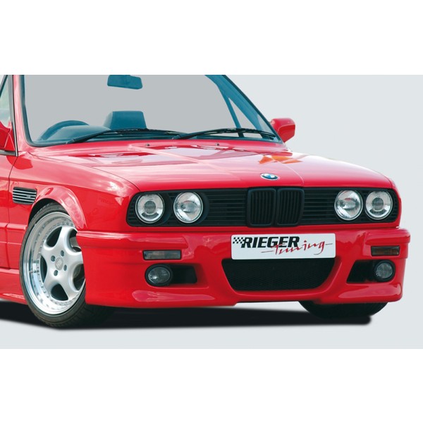 Rieger kompletný predný nárazník M3-Look pro BMW rad 3 E30 kabriolet, kupé, sedan, touring, plast ABS bez povrchovej úpravy