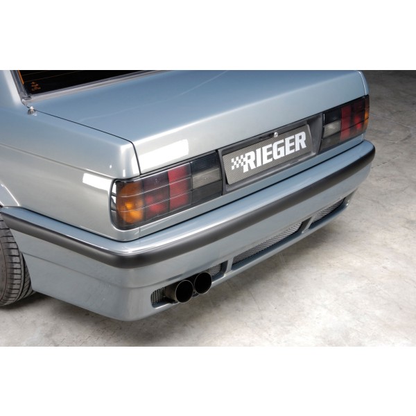 Rieger kompletní zadný nárazník M3-Look pro BMW rad 3 E30 kabriolet, kupé, sedan, touring, plast ABS bez povrchovej úpravy