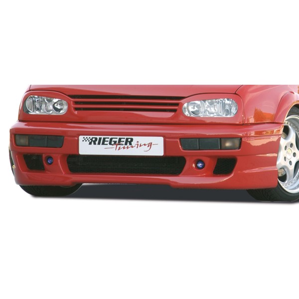 Rieger kompletný predný nárazník pro Volkswagen Golf 3 3-dver., 5-dver., kabriolet, plast ABS bez povrchovej úpravy
