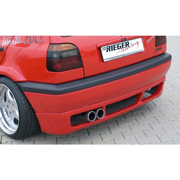Rieger spojler pod zadný nárazník pre Volkswagen Golf 3 3-dver., 5-dver., kabriolet r.v. 08/91-09/97, plast ABS bez povrchovej úpravy