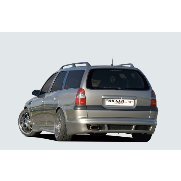 Rieger spojler pod zadný nárazník pre Opel Vectra B caravan pred faceliftom r.v. -07/98, plast ABS bez povrchovej úpravy
