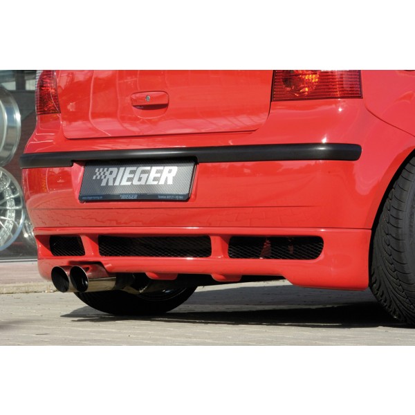 Rieger spojler pod zadný nárazník pre Volkswagen Polo 5 9N 3-dver., 5-dver. po faceliftu r.v. 00/06-, 10/01-03, plast ABS bez povrchovej úpravy