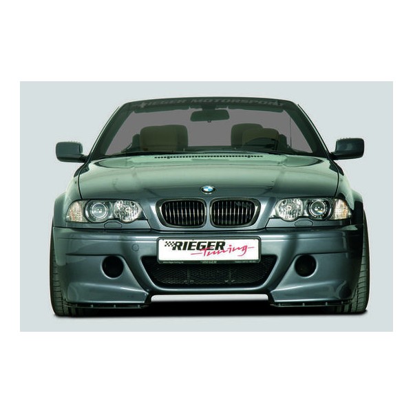 Rieger kompletný predný nárazník CS-Look pro BMW rad 3 E46 sedan, touring, plast ABS bez povrchovej úpravy
