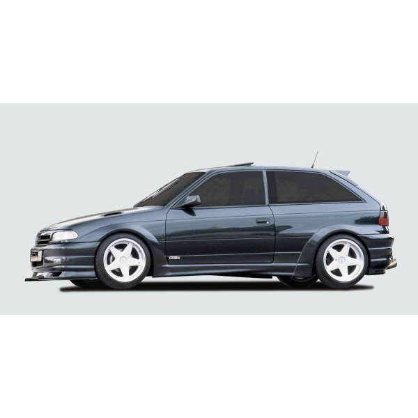 Rieger bočný prah RT04 mont. strana ľavá pro Opel Astra F 3-dver., plast ABS bez povrchovej úpravy