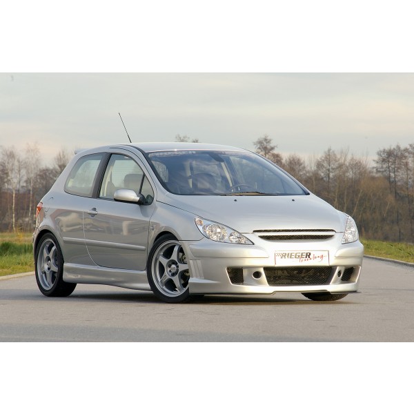 Rieger bočný prah mont. strana ľavá pro Peugeot 307 convertible CC, sedan vr. faceliftu, r.v. 04/01-04/05, 05-05-, plast ABS bez povrchovej úpravy