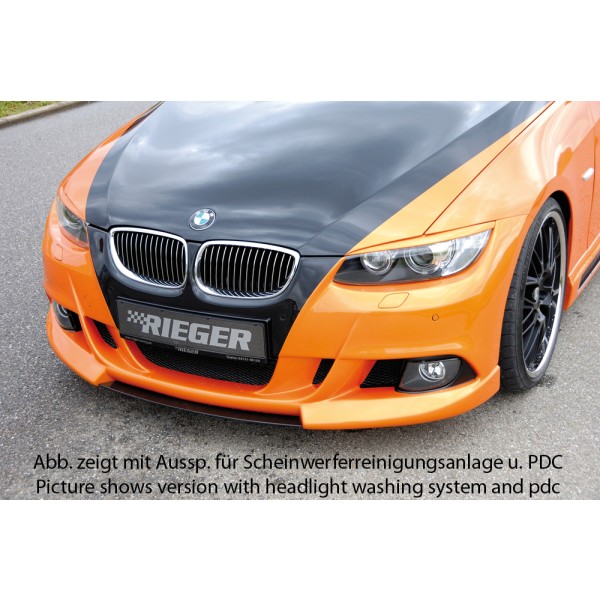 Rieger kompletný predný nárazník pro BMW rad 3 E92, E93 kabriolet, kupé pred faceliftom, plast ABS bez povrchovej úpravy