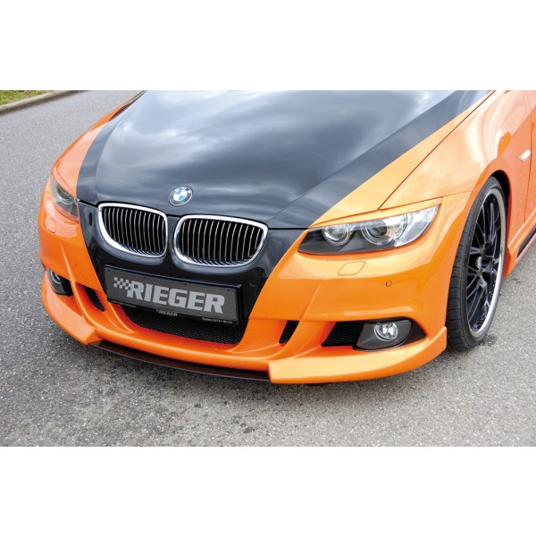 Rieger kompletný predný nárazník pro BMW rad 3 E92, E93 kabriolet, kupé pred faceliftom, plast ABS bez povrchovej úpravy, pro vozy s ostrekovačmi svetlometov a parkovacím asistentom (PDC)