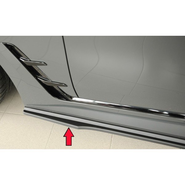 Rieger spoiler pod bočný prah mont. strana pro BMW rad 4 G26 gran coupe (5-dver.), r.v. 07/20-, plast ABS bez povrchovej úpravy, levá strana