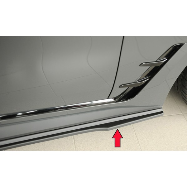 Rieger spoiler pod bočný prah mont. strana pro BMW i4 G26 G4C gran coupe (5-dver.), r.v. 11/21-, plast ABS bez povrchovej úpravy, pravá strana