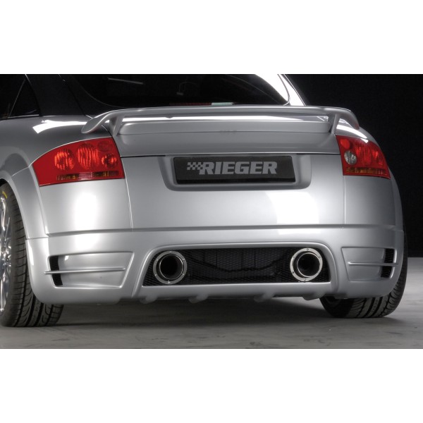 Rieger spoiler pod zadný nárazník new Design pro Audi TT 8N kupé, roadster r.v. 98-03, plast ABS bez povrchovej úpravy