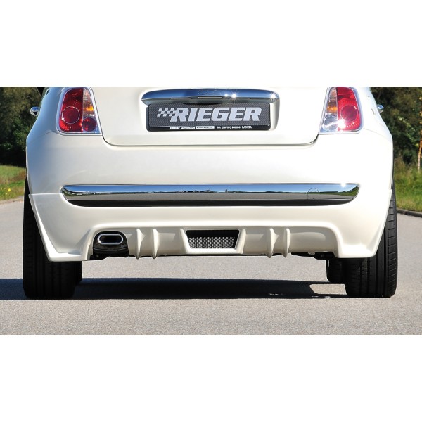 Rieger spojler pod zadný nárazník pre Fiat 500 312 2-dver. r.v. 10/07-, plast ABS bez povrchovej úpravy, pro koncovku vlevo