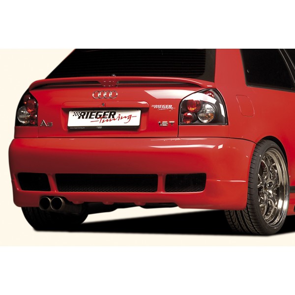 Rieger kompletní zadný nárazník S3-Look pro Audi A3 8L 3-dver., 5-dver., plast ABS bez povrchovej úpravy