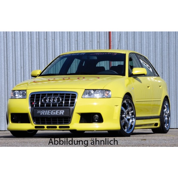 Rieger kompletný predný nárazník R-Frame pro Audi A3 8L 3-dver., 5-dver., plast ABS bez povrchovej úpravy