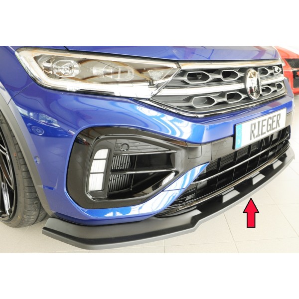 Rieger lipa pod predný nárazník pouze pro R / R-Line pro Volkswagen T-roc R A1 5-dver., 01/22-, plast ABS bez povrchovej úpravy