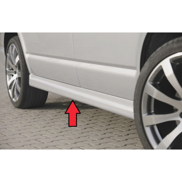 Rieger bočný prah mont. strana ľavá pro Volkswagen T5 bus  vr. faceliftu, r.v. 04/03-08/09, 09/09-, plast ABS bez povrchovej úpravy