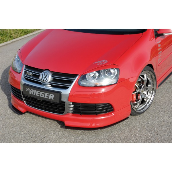 Rieger spojler pod predný nárazník pre Volkswagen Golf 5 1K R32, plast ABS bez povrchovej úpravy
