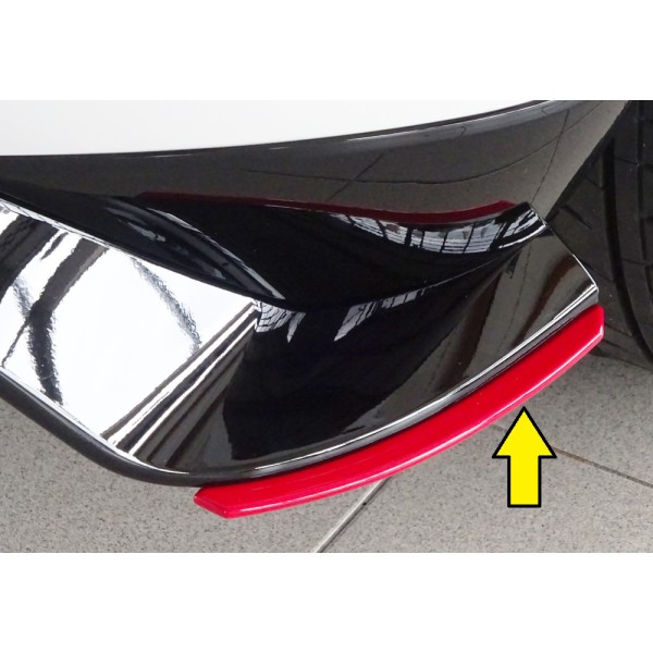 Rieger spoiler pod zadný nárazník na pravé straně pro Volkswagen Golf 7 GTI-TCR 3-dver., 5-dver. r.v. 01/19-, plast ABS bez povrchovej úpravy