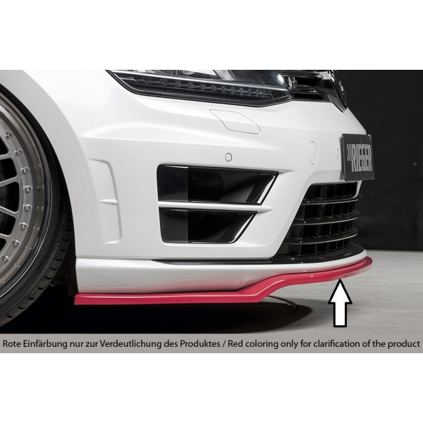 Rieger lipa pod predný nárazník pouze pro R / R-Line pro Volkswagen Golf 7 vr. R 3-dver., 5-dver. pred faceliftom, 10/12-12/16, 12/13-12/16, plast ABS bez povrchovej úpravy
