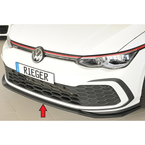 Rieger lipa pod predný nárazník iba pre GTI / GTD / GTE pro Volkswagen Golf 8 GTI 5-dver., 08/20-, plast ABS bez povrchovej úpravy