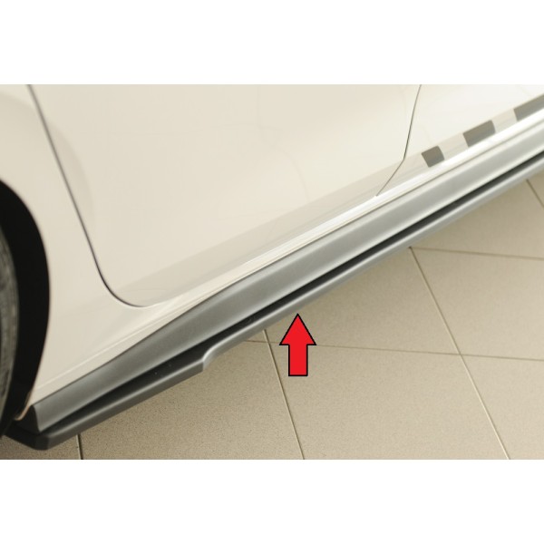 Rieger spoiler pod bočný prah mont. strana pravá pro Volkswagen Golf 8 GTI Clubsport 5-dver., r.v. 10/20-, plast ABS bez povrchovej úpravy