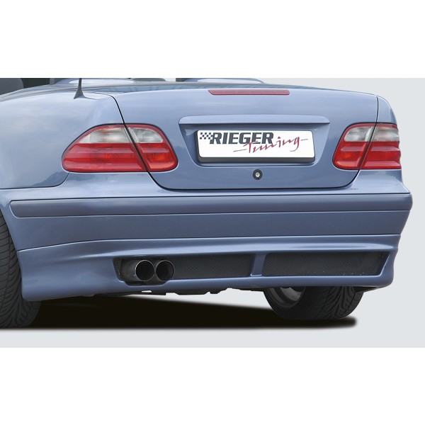 Rieger spojler pod zadný nárazník pre Mercedes CLK W208 kabriolet, kupé, plast ABS bez povrchovej úpravy