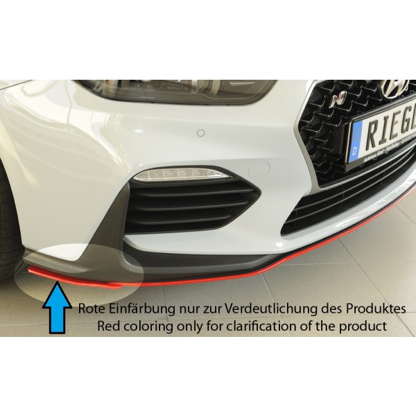 Rieger lipa pod predný nárazník na pravé straně pro Hyundai i30 N PDE 5-dver. (fastback), 5-dver. (hatchback), 07/17-, plast ABS bez povrchovej úpravy
