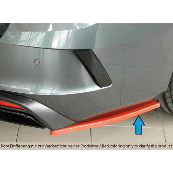 Rieger spoiler pod zadný nárazník na pravé straně pro Škoda Octavia RS NX combi r.v. 07/20-, plast ABS bez povrchovej úpravy