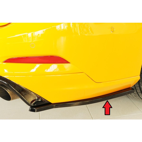 Rieger spoiler pod zadný nárazník na pravé straně pro Ford Focus 4 DEH 5-dver. (combi) r.v. 09/18-, plast ABS lakovaný do čiernej lesklej farby