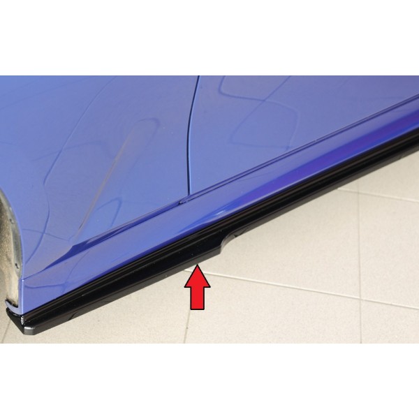 Rieger spoiler pod bočný prah mont. strana ľavá pro BMW rad 3 G20 sedan, 03/19-, plast ABS lakovaný do čiernej lesklej farby
