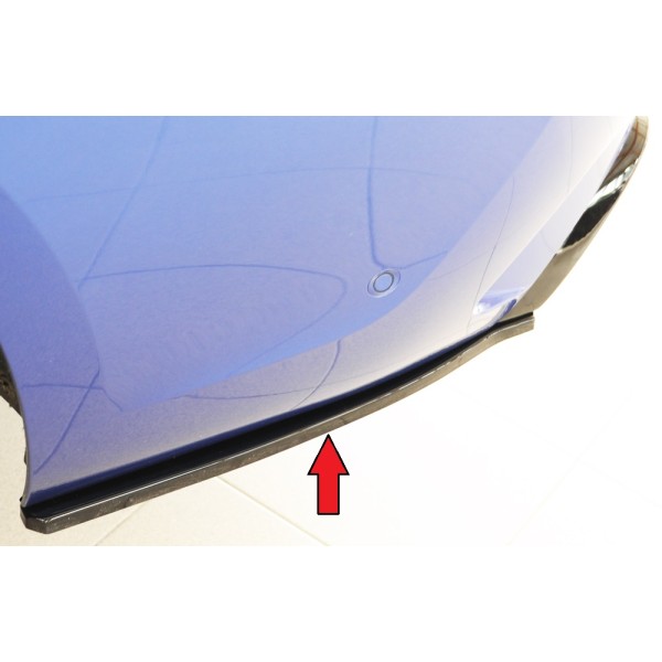 Rieger spoiler pod zadný nárazník na levé straně pro BMW rad 3 G20 sedan r.v. 03/19-, plast ABS lakovaný do čiernej lesklej farby
