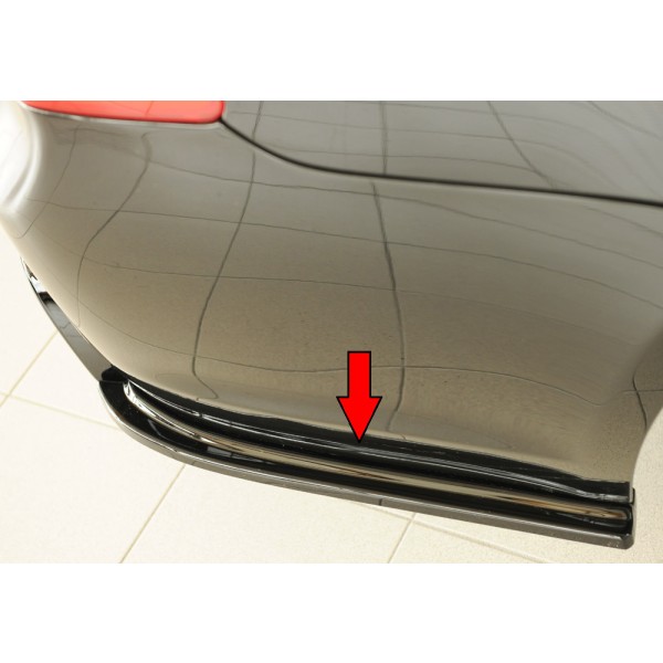 Rieger spoiler pod zadný nárazník na pravé straně pro BMW rad 3 E91 touring r.v. 09/08-, plast ABS lakovaný do čiernej lesklej farby