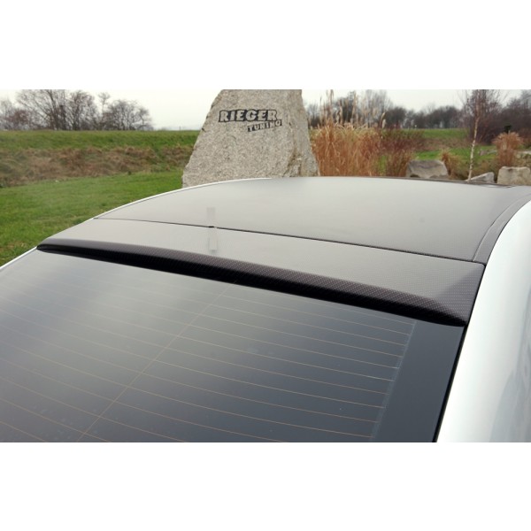 Rieger pätka na zadné okno pro Mercedes CLK W209 kupé vr. faceliftu, 00/02-06/04, 07/04-, plast ABS s povrchovou úpravou Carbon-Look, bez výřezu pro anténu