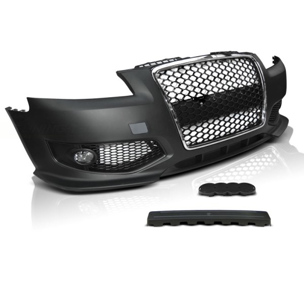 Predný nárazník - AUDI A3 05-08 RS STYLE čierny / chróm