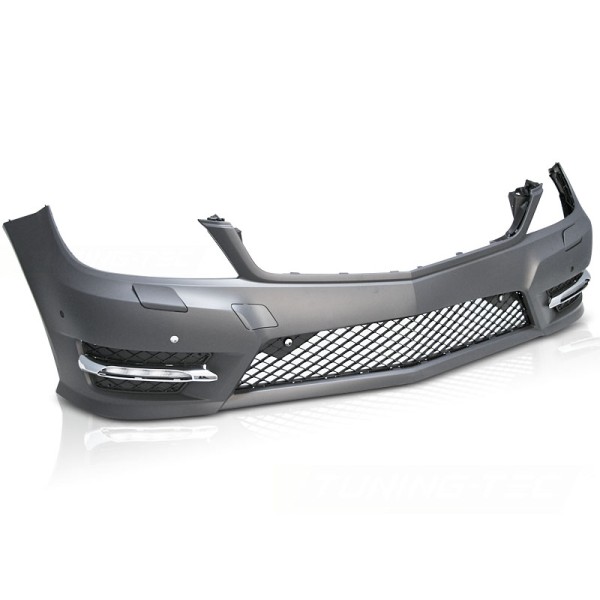 MERCEDES W204 11-14 - predný nárazník s PDC