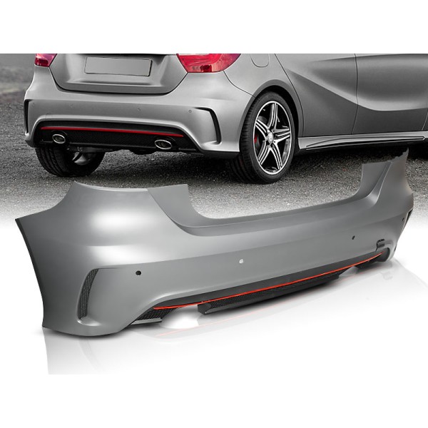 Mercedes Benz A W176 12- - zadný nárazník AMG štýl s PDC