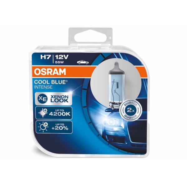 Žiarovky Osram Cool Blue Intense H7 - studená biela farba svetla
