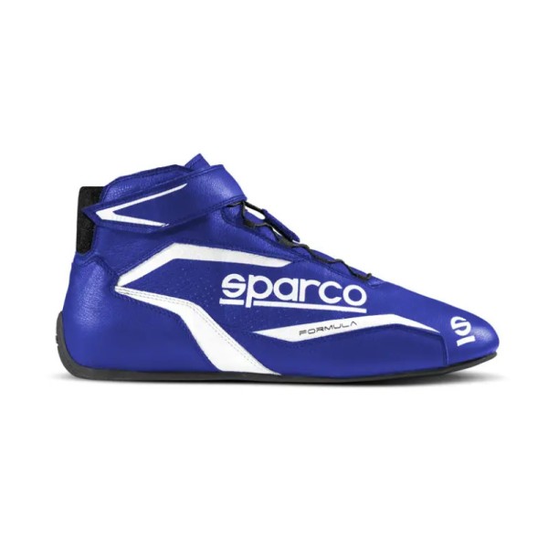 Pretekársky topánky Sparco Formula s homologáciou FIA, Farba: modro-biela