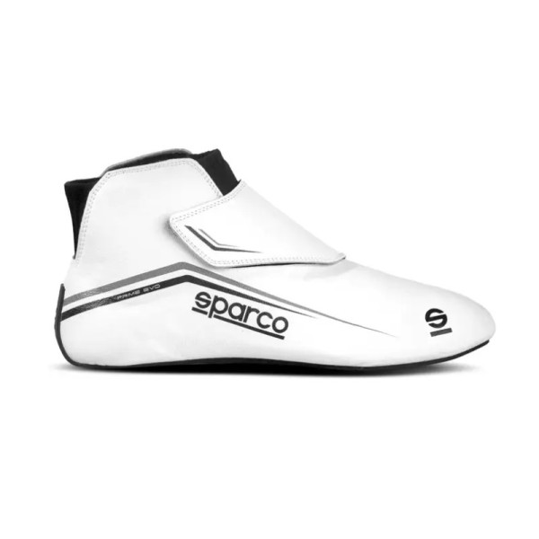 Pretekársky topánky Sparco Prime EVO s homologáciou FIA, Farba: biela