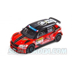 Abrex model 1:43 Škoda Fabia R5 2016 BARUM RALLY 2016 - Kopecky + Dresler