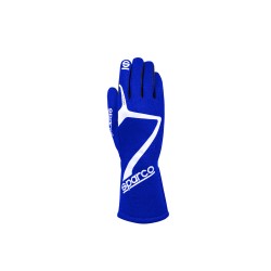 Závodné rukavice Sparco Land, homologace FIA a SFI, farba modrá