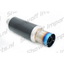 Športové tlmič výfuku - MEGAN RACING karbón / titan 100mm