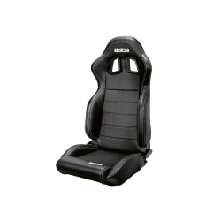 Sparco R100 športové polohovateľné sedadlo, farba: čierna koženka