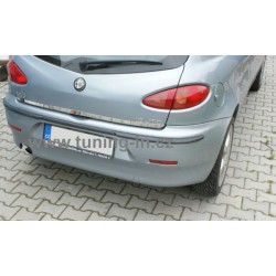 Alfa Romeo 147 3D / 5D - nerez chrom lišta kufra spodný - OMSA LINE