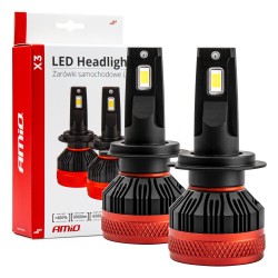 LED žiarovky hlavného svietenia X3 Series - H7
