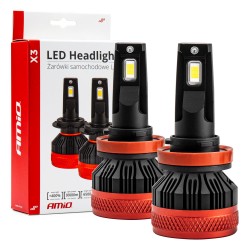LED žiarovky hlavného svietenia X3 Series - H8/H9/H11