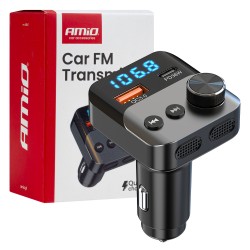 FM transmitter s 1x USB-A / 1x USB-C 12/24V