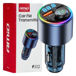 FM transmitter s 1x USB-A / 1x USB-C 12/24V