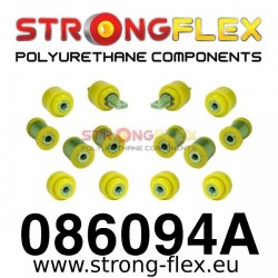 Honda Civic VI 95-00 JAPAN - uloženie zadnej nápravy, bez silentbloku pozdĺžneho ramena, Sada SPORT