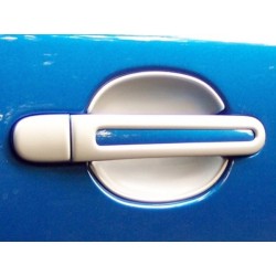 Škoda Roomster - Kryty pod kľučky - malé, ABS strieborný matný (2 ks)