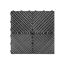Dlaždice modulárne podlahy 40x40cm ČIERNA